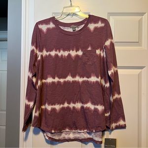 Falls Creek tie die long sleeve shirt